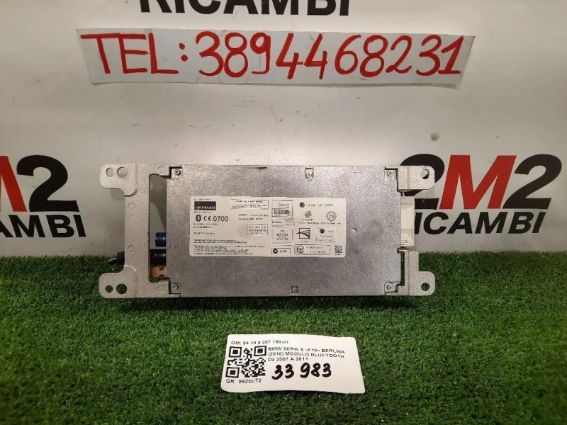 Unità Autoradio 8410-9257150-01 Bmw Serie 5 F10 Berlina 2010