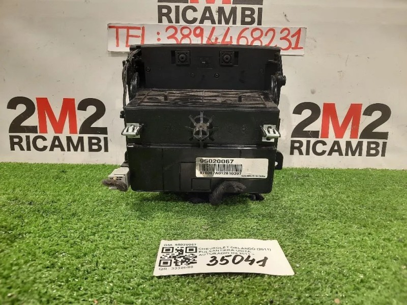 Pulsantiera Unità Autoradio 95020067 Chevrolet Orlando 2011