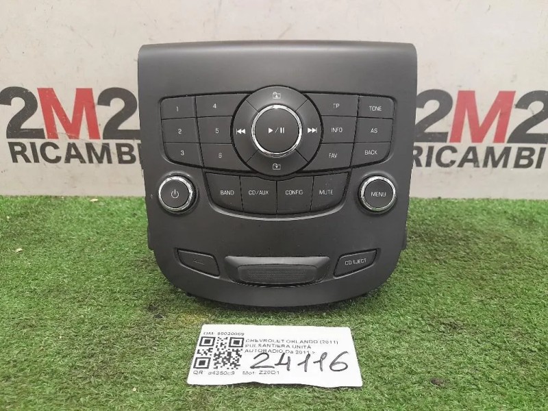 Pulsantiera Unità Autoradio 95020069 Chevrolet Orlando 2011