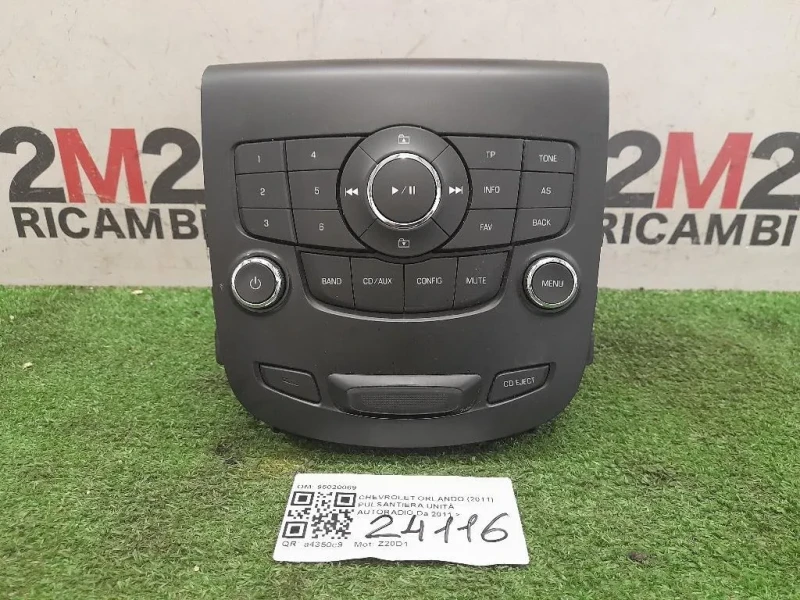 Pulsantiera Unità Autoradio 95020069 Chevrolet Orlando 2011