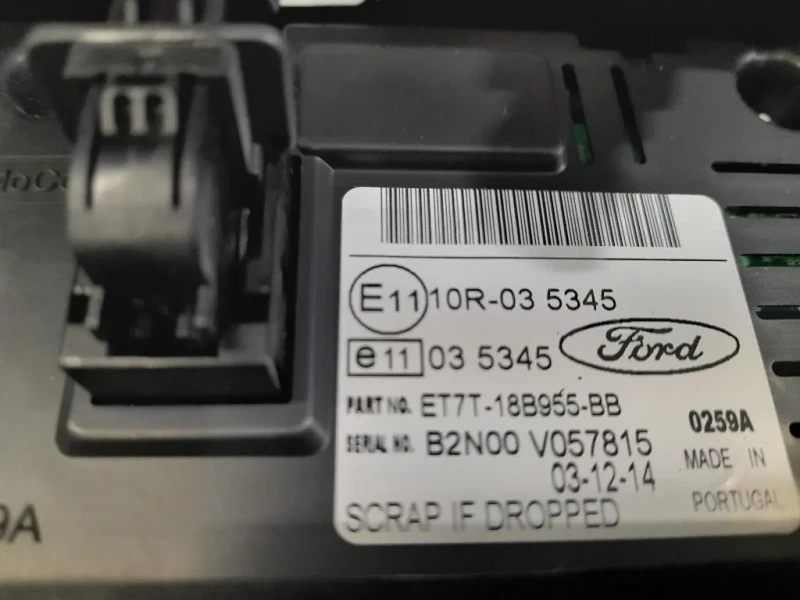 Pulsantiera Unità Autoradio C1BT18K811PA Ford Fiesta VI 2012