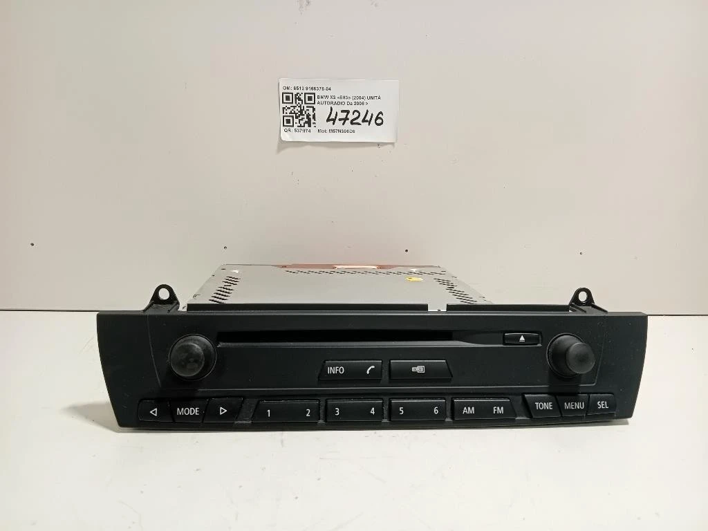 Unità Autoradio 6512 9166376-04 Bmw X3 E83 2004