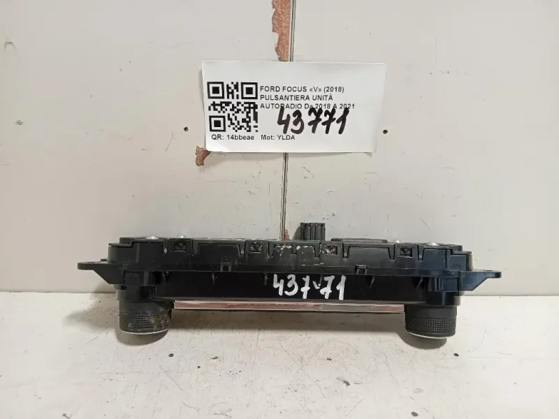 Pulsantiera Unità Autoradio Ford Focus V 2018