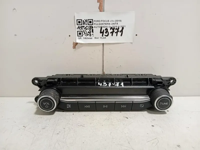 Pulsantiera Unità Autoradio Ford Focus V 2018