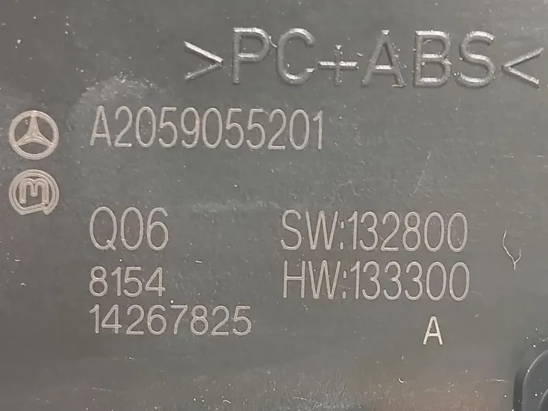 Pulsantiera Unità Autoradio A2059055201 Mercedes Classe C W205 2014