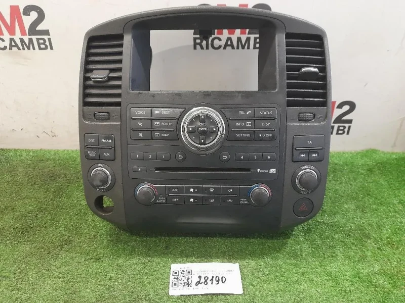 Pulsantiera Unità Autoradio Nissan Navara 2010