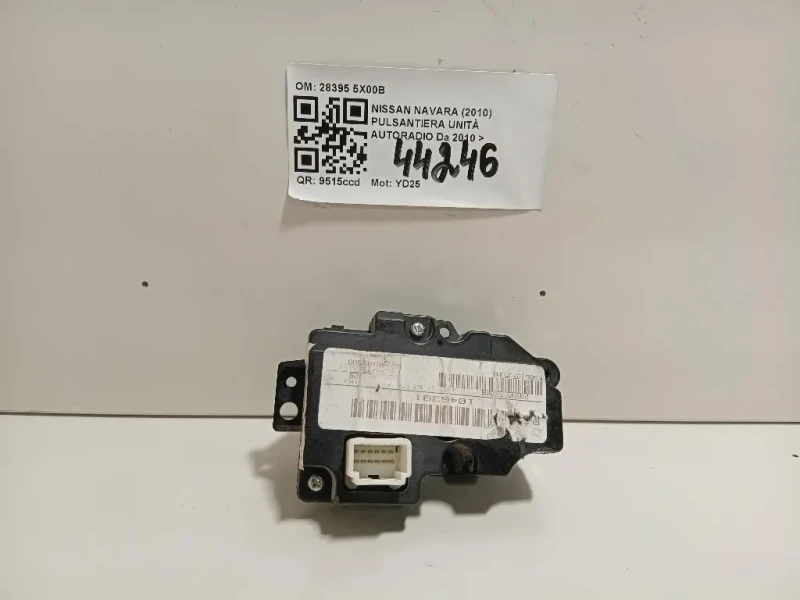 Pulsantiera Unità Autoradio 28395 5X00B Nissan Navara 2010
