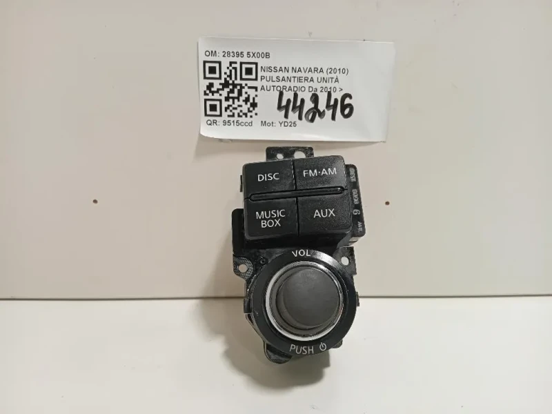 Pulsantiera Unità Autoradio 28395 5X00B Nissan Navara 2010