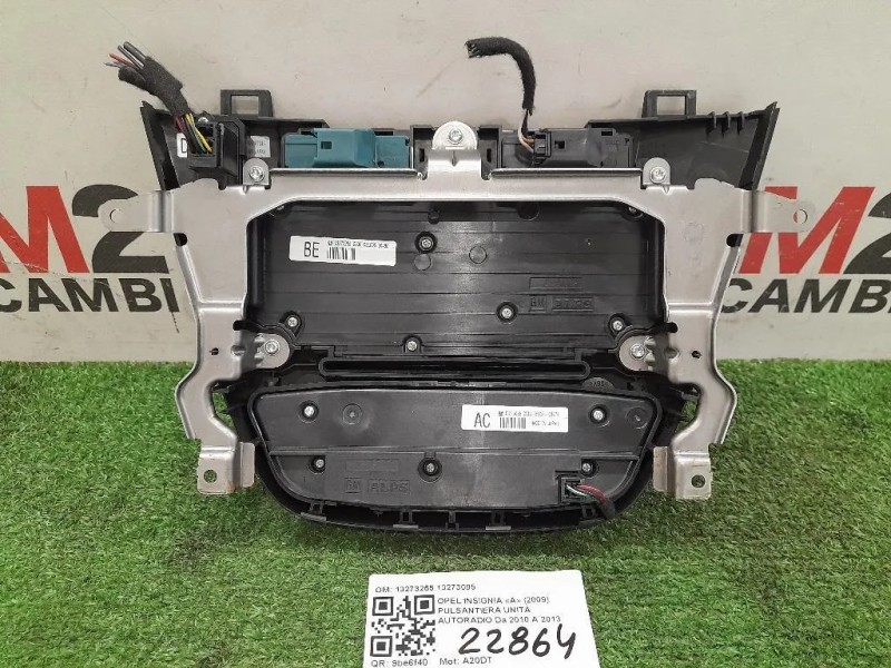 Pulsantiera Unità Autoradio 13273255 13273095 Opel Insignia A 2009