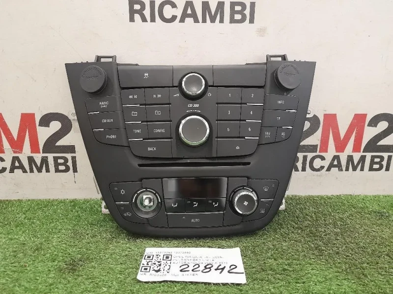 Pulsantiera Unità Autoradio 13273252 13273095 Opel Insignia A 2009