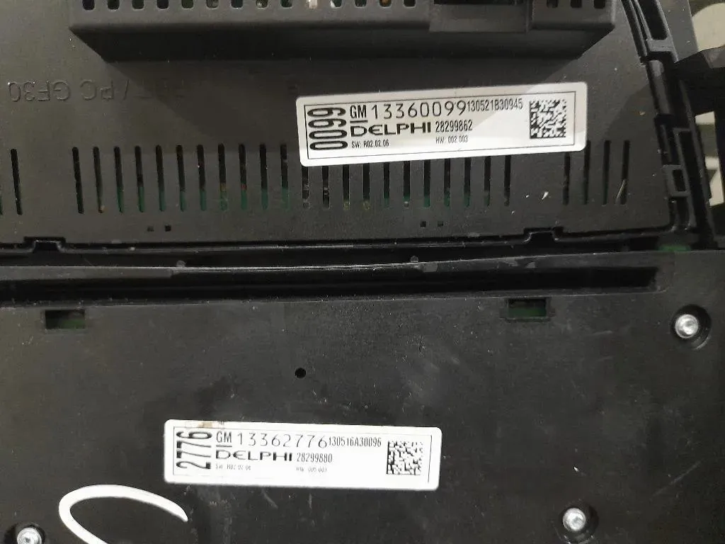 Pulsantiera Unità Autoradio 13362776 13360099 Opel Meriva B 2010