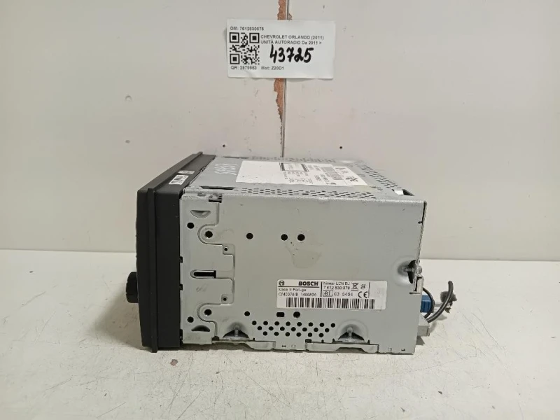 Unità Autoradio 7612830076 NAVIGATORE Chevrolet Orlando 2011