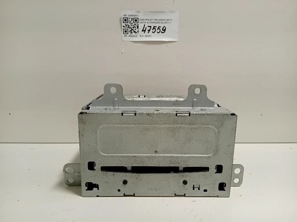 Unità Autoradio 20983513 Chevrolet Orlando 2011