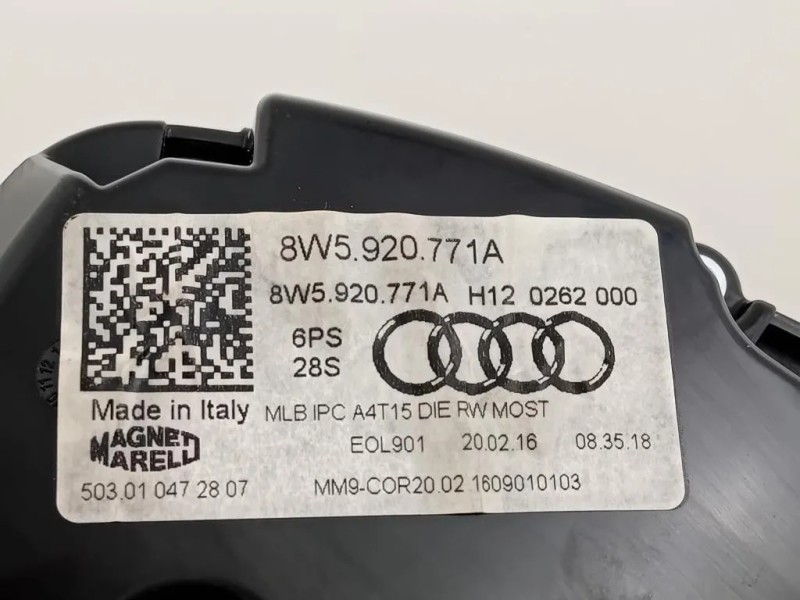 Quadro Strumenti 8W5920771A Audi A4 8W5 Avant 2015