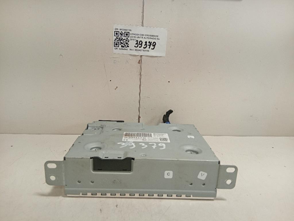 Unità Autoradio 9833441180 Citroen DS3 Crossback 2018