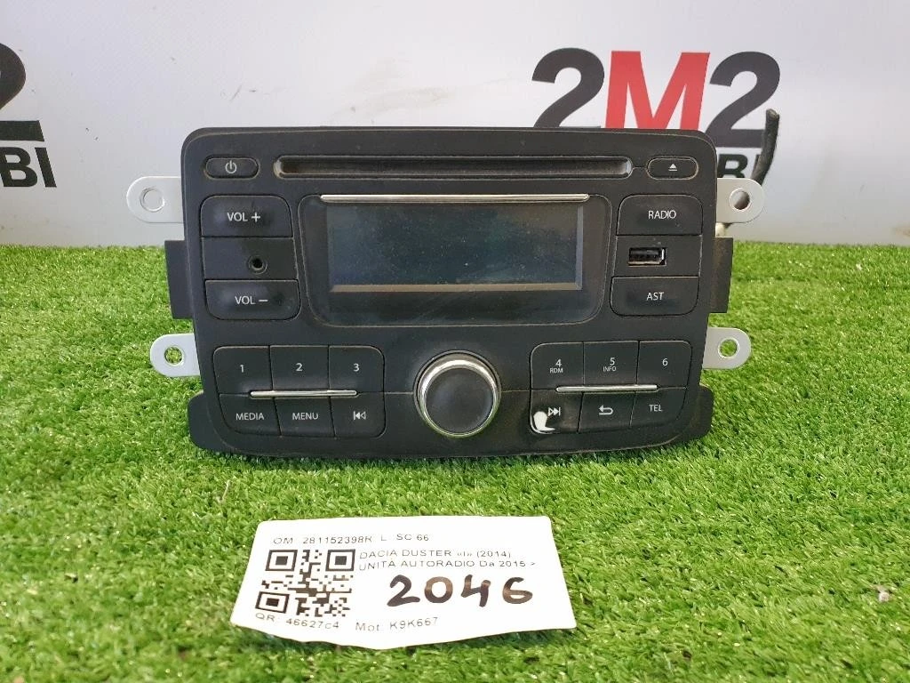 Unità Autoradio 281152398R Dacia Duster I 2014