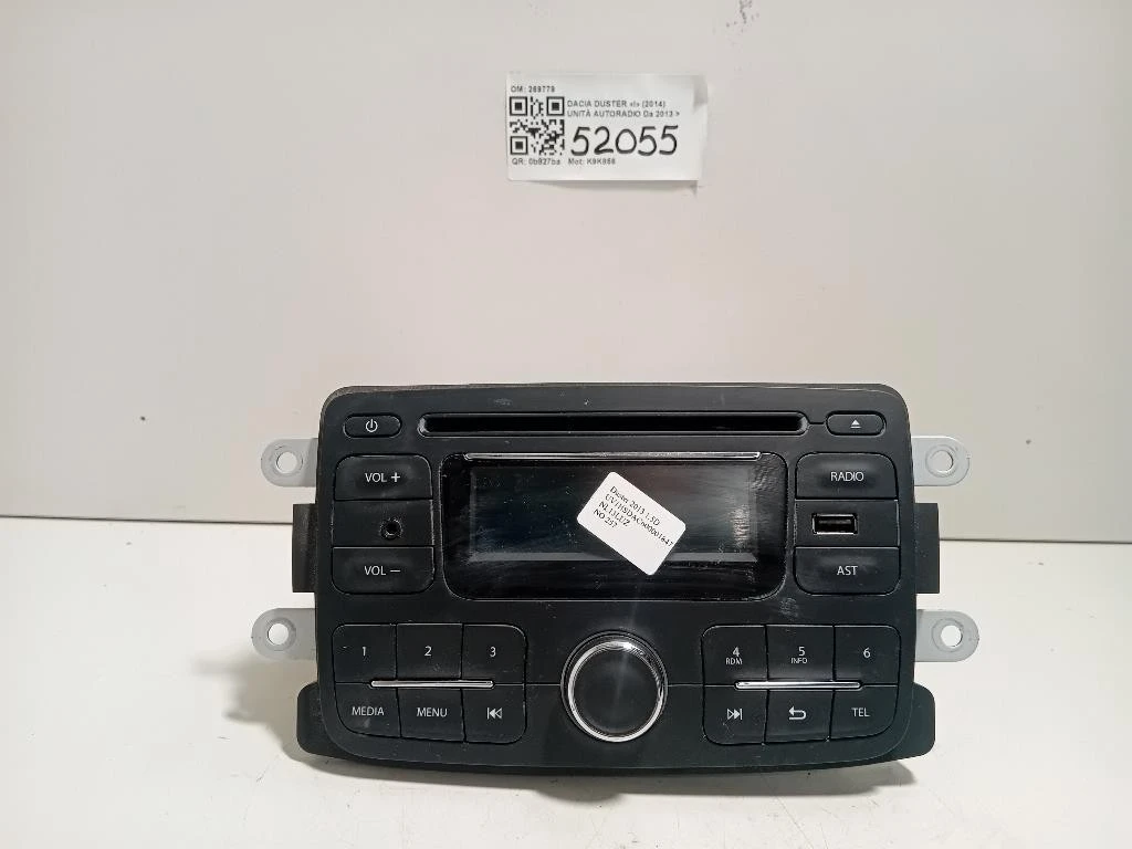 Unità Autoradio 269779 Dacia Duster I 2014
