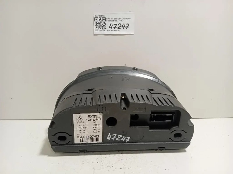 Quadro Strumenti 1040781 Bmw X3 E83 2004