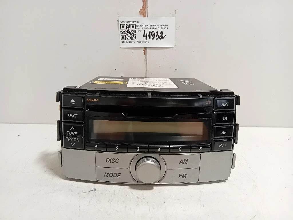 Unità Autoradio 86180-B4020 Daihatsu Terios II 2006