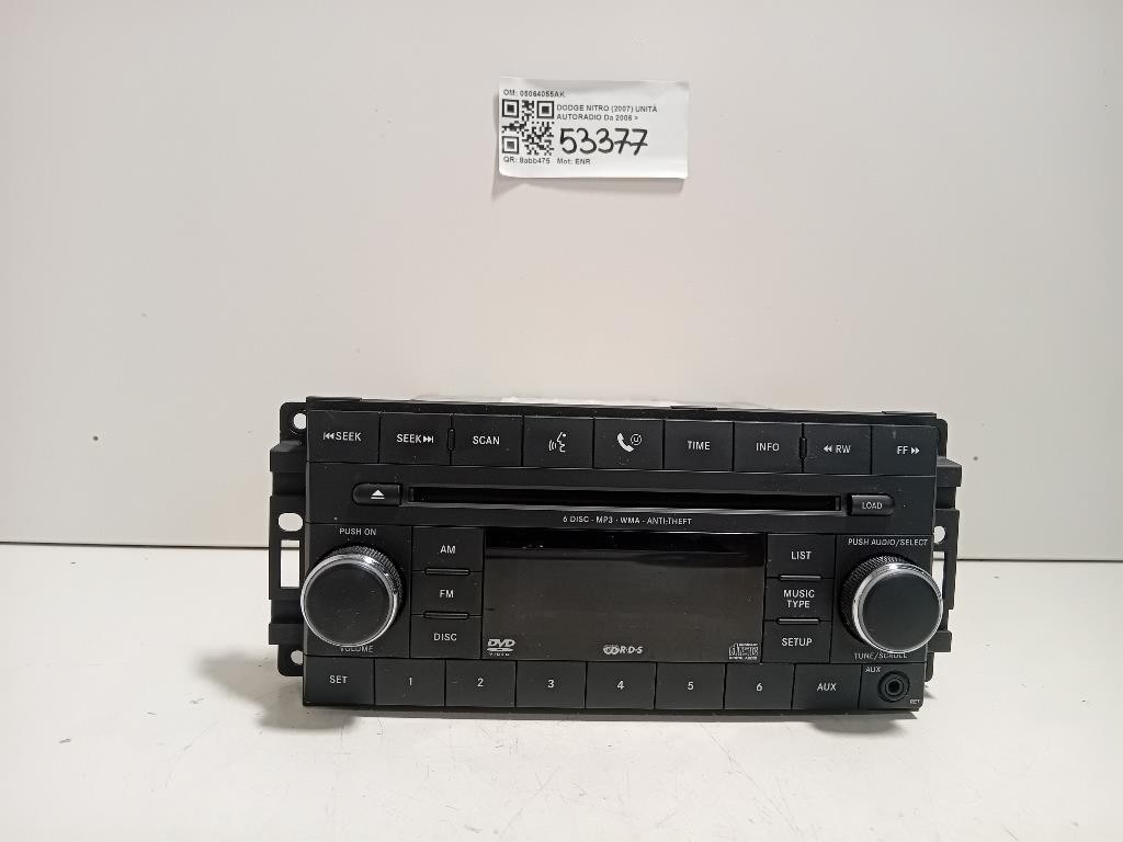 Unità Autoradio 05064055AK Dodge Nitro 2007