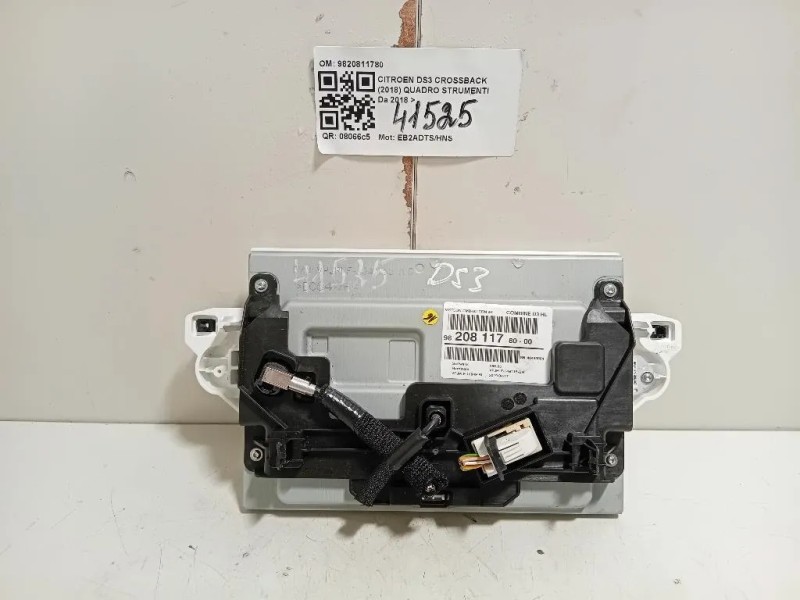 Quadro Strumenti 9820811780 Citroen DS3 Crossback 2018