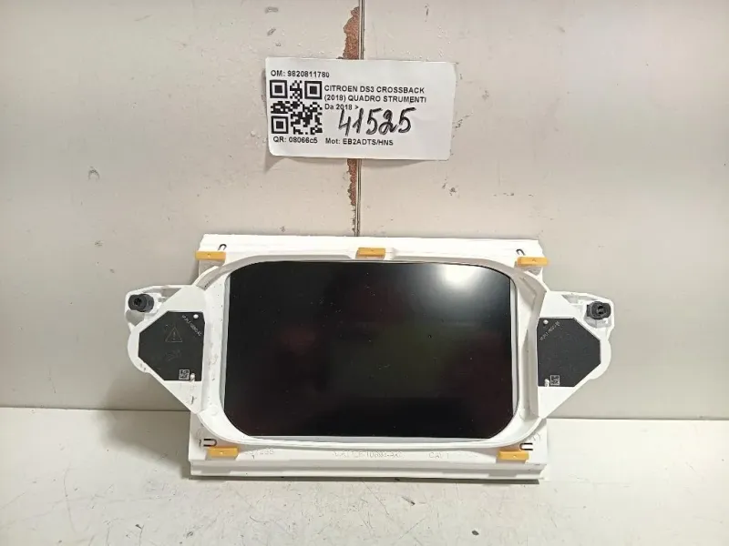 Quadro Strumenti 9820811780 Citroen DS3 Crossback 2018