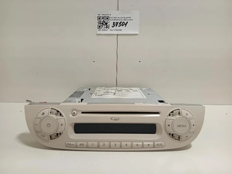 Unità Autoradio 7642321316 Fiat 500 II 2015