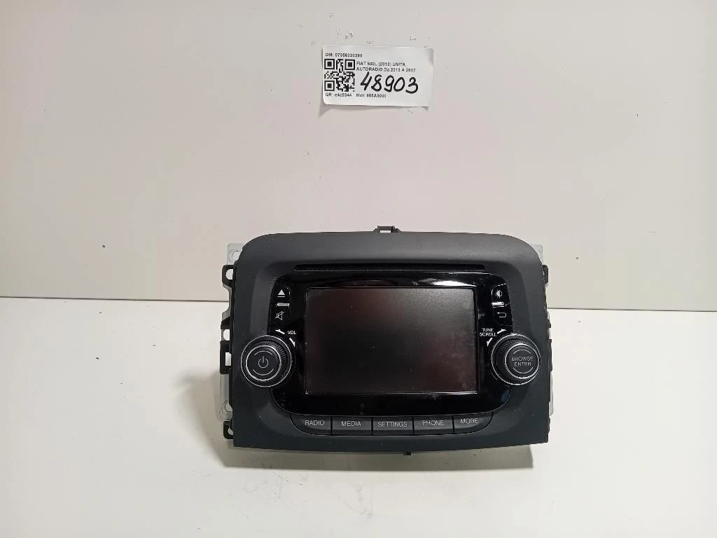 Unità Autoradio 07356230290 Fiat 500L 2013