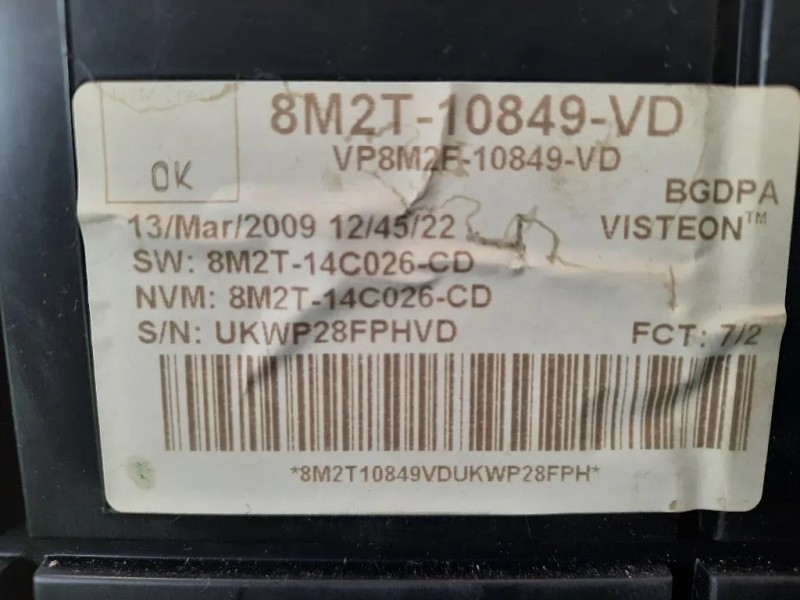 Quadro Strumenti 8M2T-10849-VD Ford Mondeo IV SW 2007