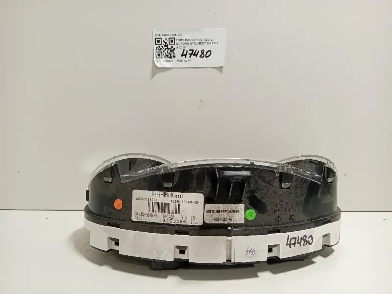 Quadro Strumenti AB39-8005-DD Ford Ranger IV 2012