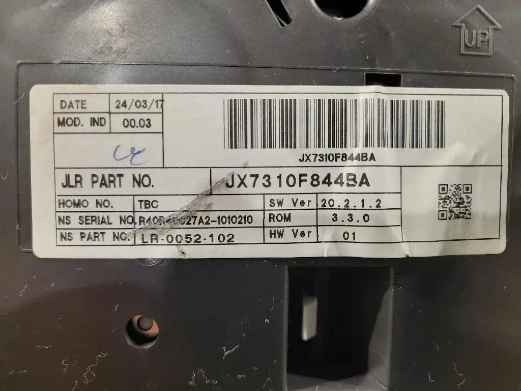Quadro Strumenti JX73-10F844-BA Jaguar XE 2015