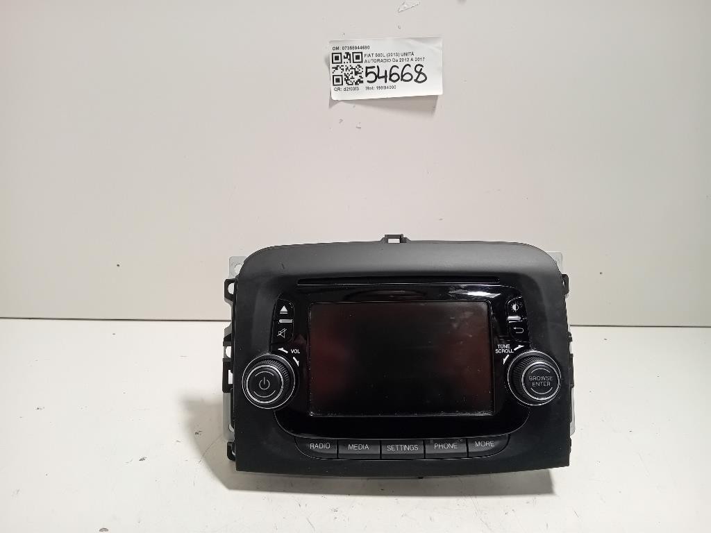 Unità Autoradio 07355944690 Fiat 500L 2013