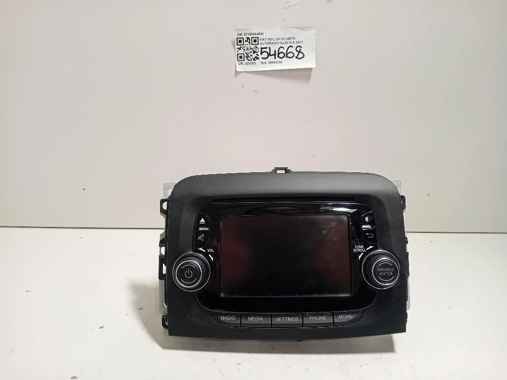 Unità Autoradio 07355944690 Fiat 500L 2013