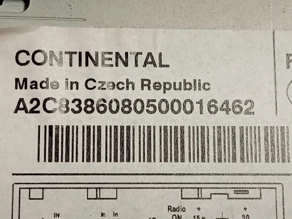 Unità Autoradio A2C8386080 Fiat 500L 2013