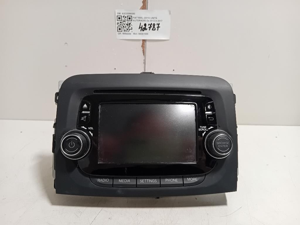 Unità Autoradio A2C8386080 Fiat 500L 2013