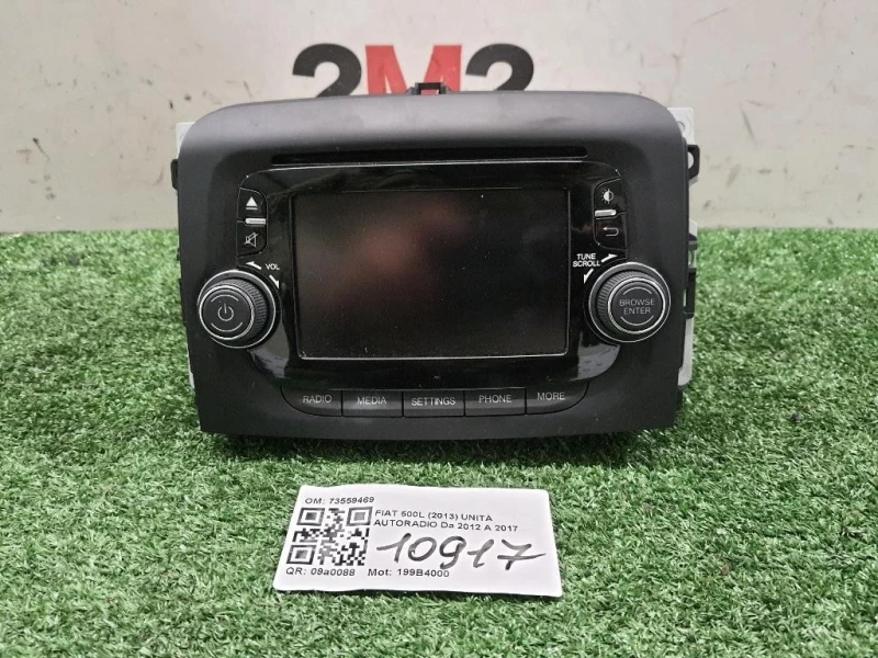 Unità Autoradio NO CODICE SBLOCCO 73559469 Fiat 500L 2013