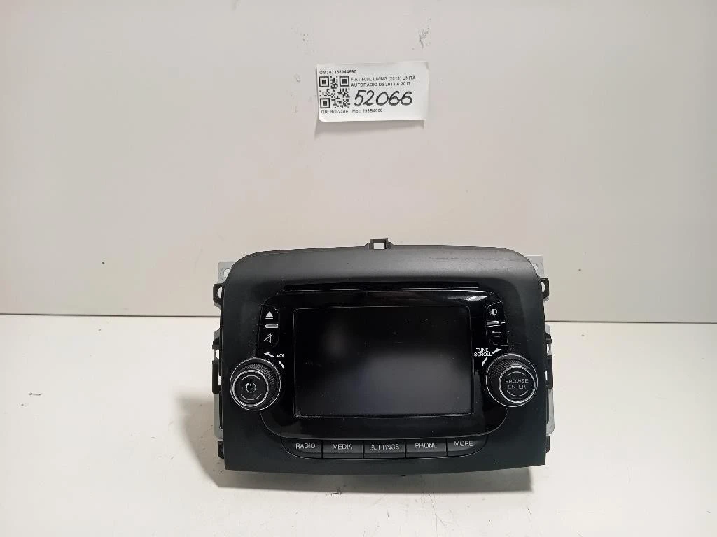 Unità Autoradio 07355944690 Fiat 500L Living 2013