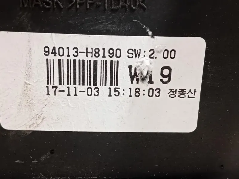 Quadro Strumenti 94013-H8190 Kia Stonic 2017