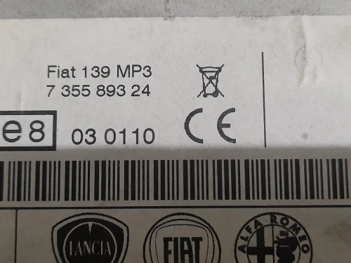 Unità Autoradio 735589324 Fiat Panda II 2012