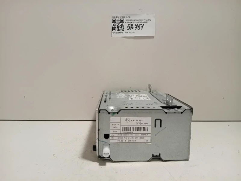 Unità Autoradio DN15-18C815-PG Ford Ecosport 2017