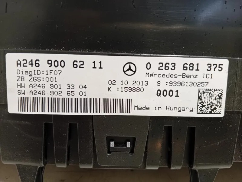 Quadro Strumenti A2469006211 Mercedes Classe B W246 2012