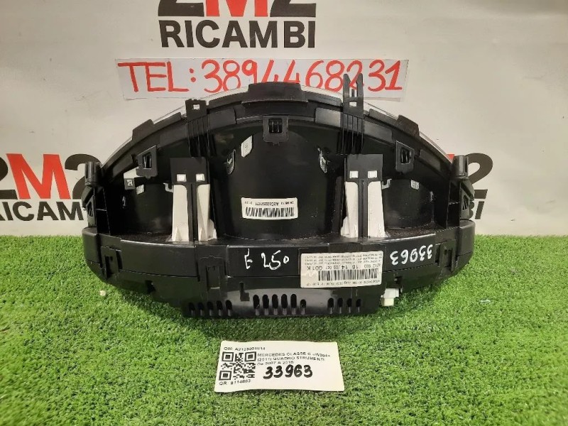 Quadro Strumenti A2129001814 Mercedes Classe C W204 2011