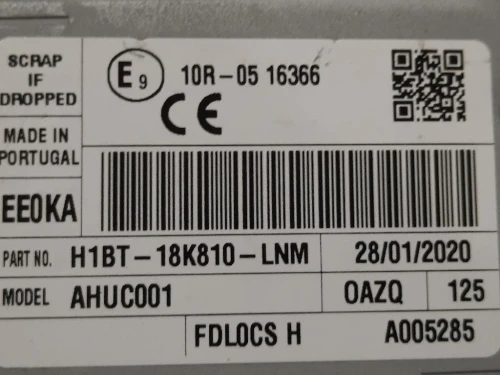 Unità Autoradio H1BT-18K810-LNM Ford Fiesta VI 2008