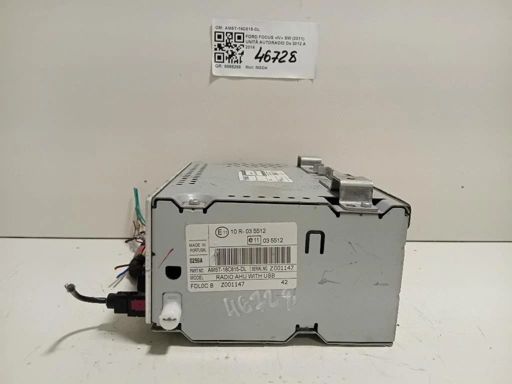 Unità Autoradio AM5T-18C815-DL Ford Focus IV SW 2011