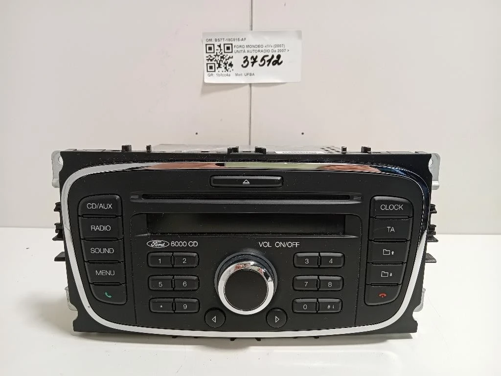 Unità Autoradio BS7T-18C815-AF Ford Mondeo IV 2007