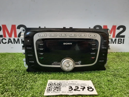 Unità Autoradio 7S7T-18C939-CD Ford Mondeo IV 2007