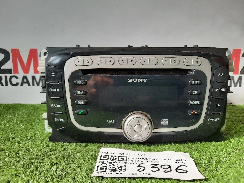 Unità Autoradio 7S7T-18C939-CD Ford Mondeo IV SW 2007