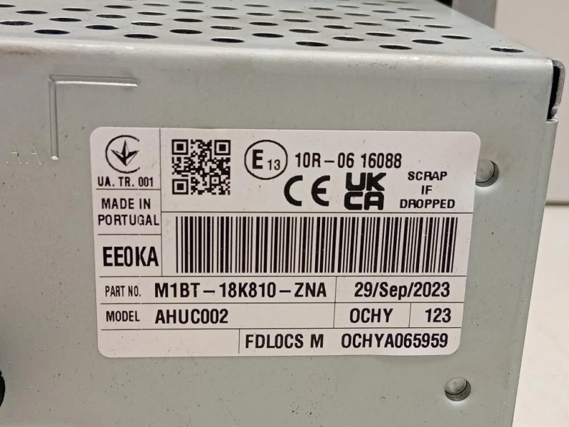 Unità Autoradio M1BT-18K810-ZNA Ford PUMA II 2024