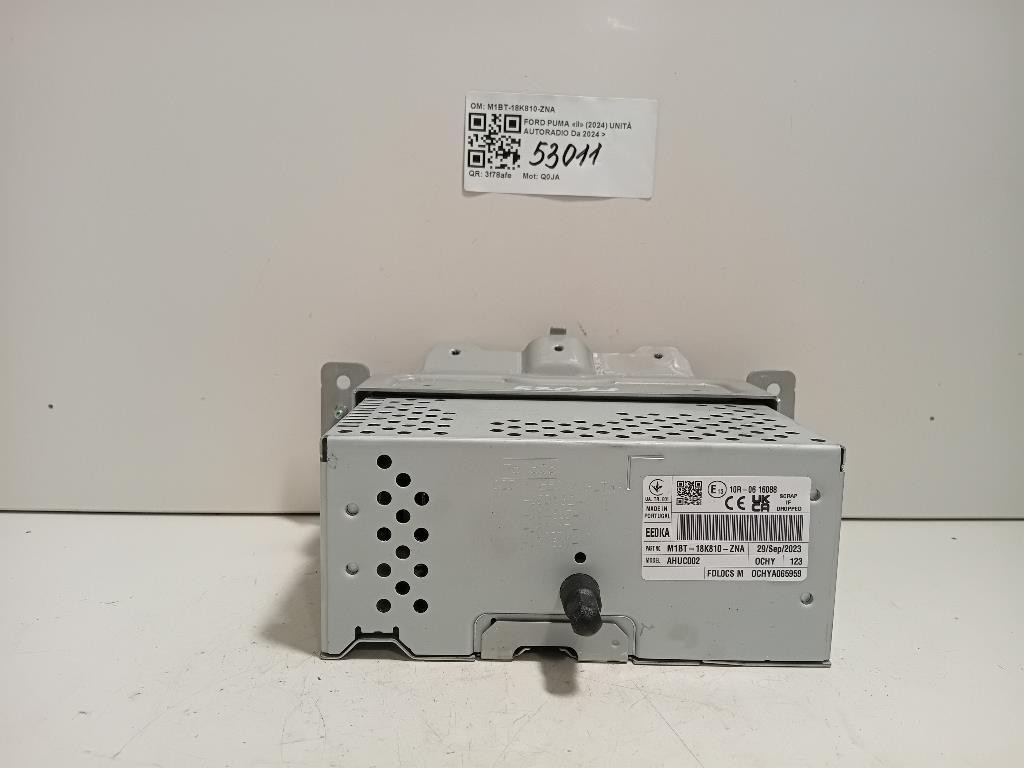 Unità Autoradio M1BT-18K810-ZNA Ford PUMA II 2024