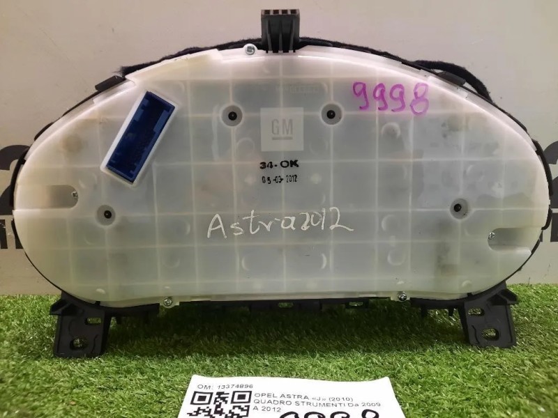 Quadro Strumenti 13374896 Opel Astra J 2010